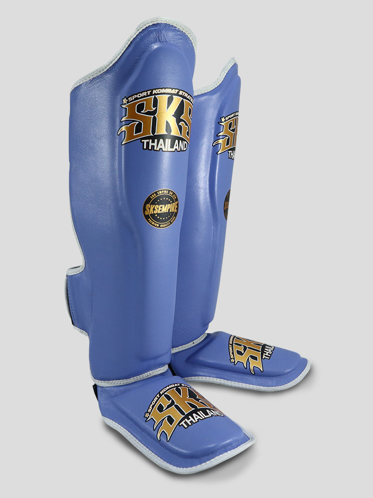 SKS Veri Peri pastel leather shin guards