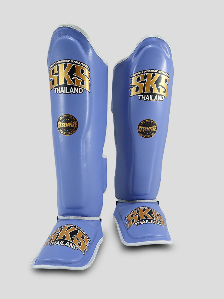 SKS Veri Peri pastel leather shin guards