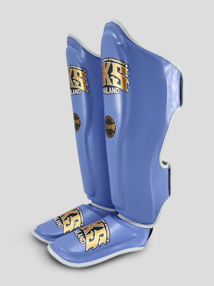 SKS Veri Peri pastel leather shin guards