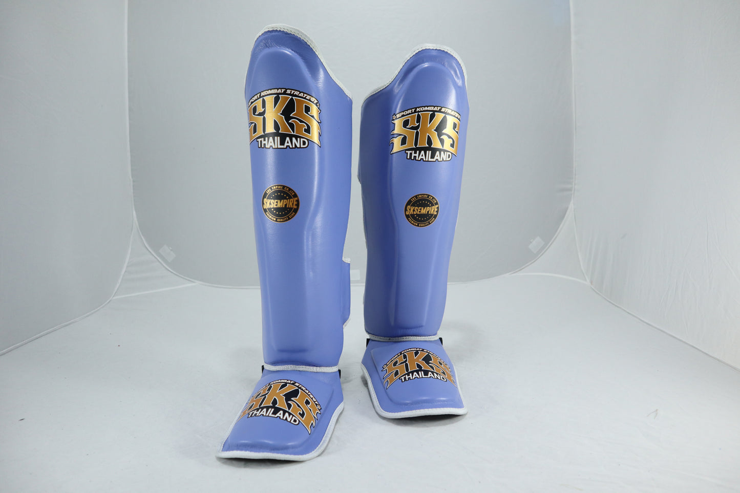 SKS Veri Peri pastel leather shin guards