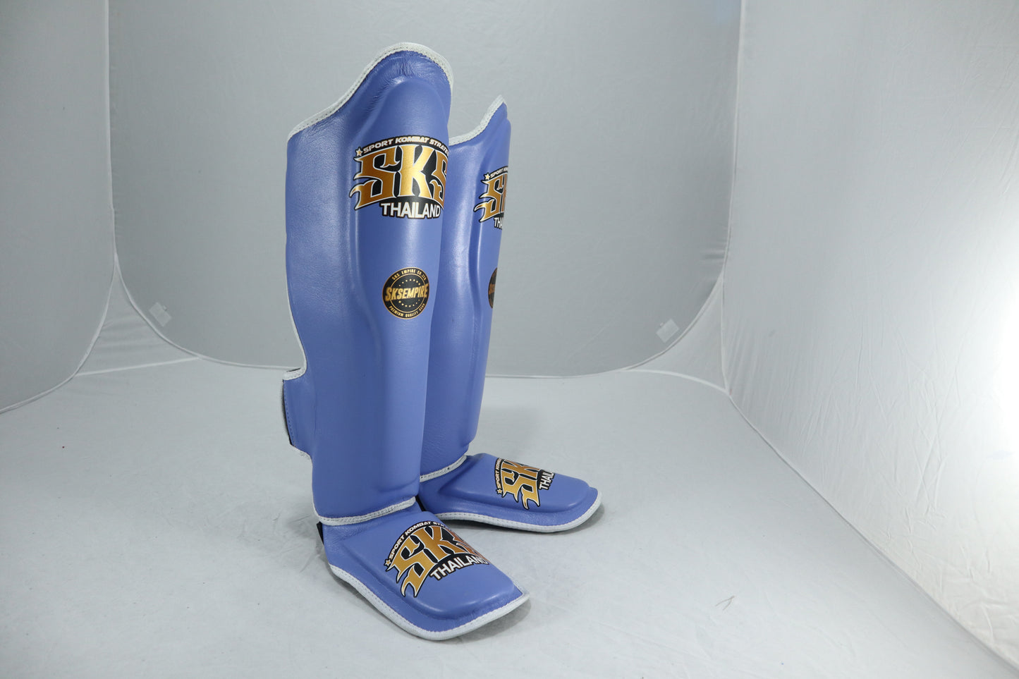 SKS Veri Peri pastel leather shin guards