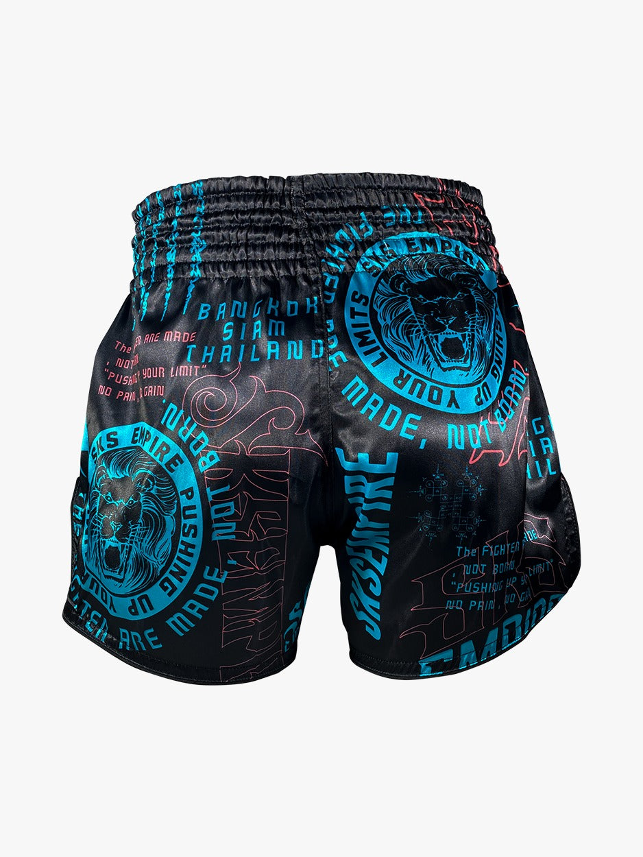 SKS Empire tiger sticker bomb(Tiffany Blue) shorts