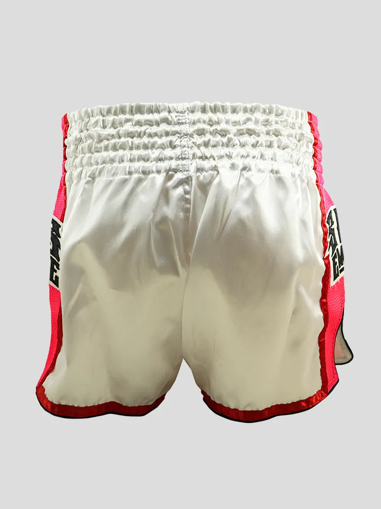 SKS Empire Muaythai fighting (pink/white) shorts