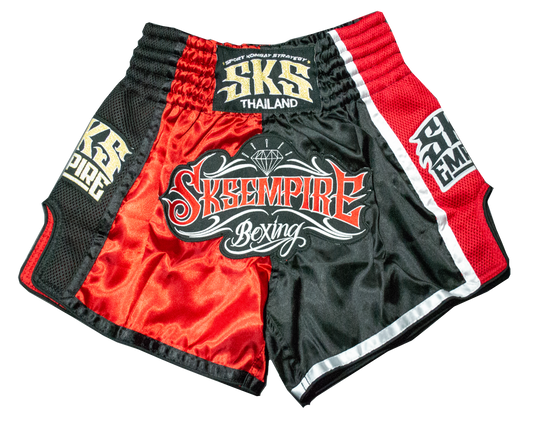 SKS 2/Tone Shorts (Red/Black) at £50