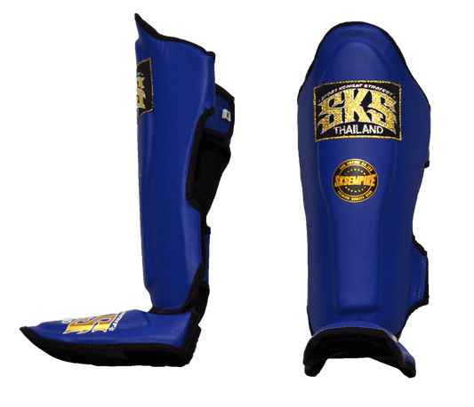 SKS Empire UK SKS Blue Synthetic Leather Shinguard at £55