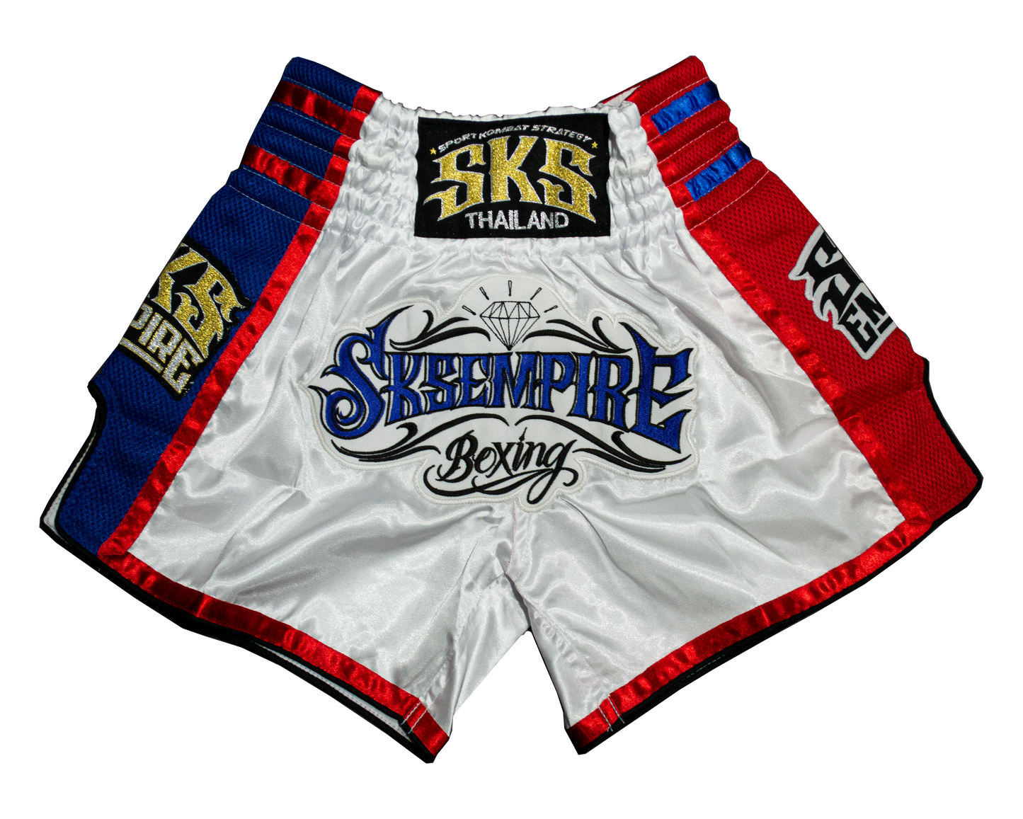 SKS Empire White Diamond Shorts