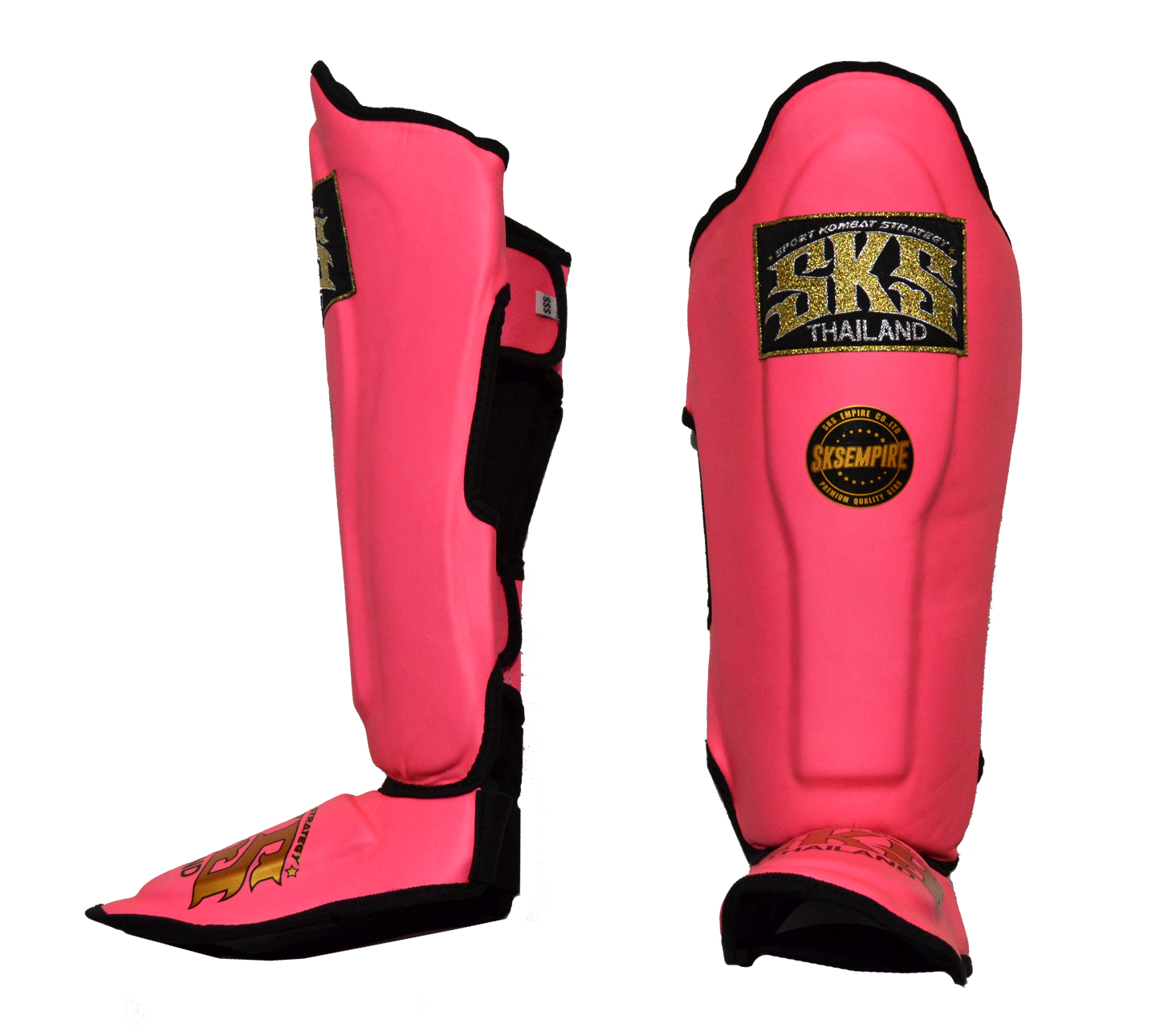 SKS Empire UK SKS Pink Synthetic Leather Shinguard at £55