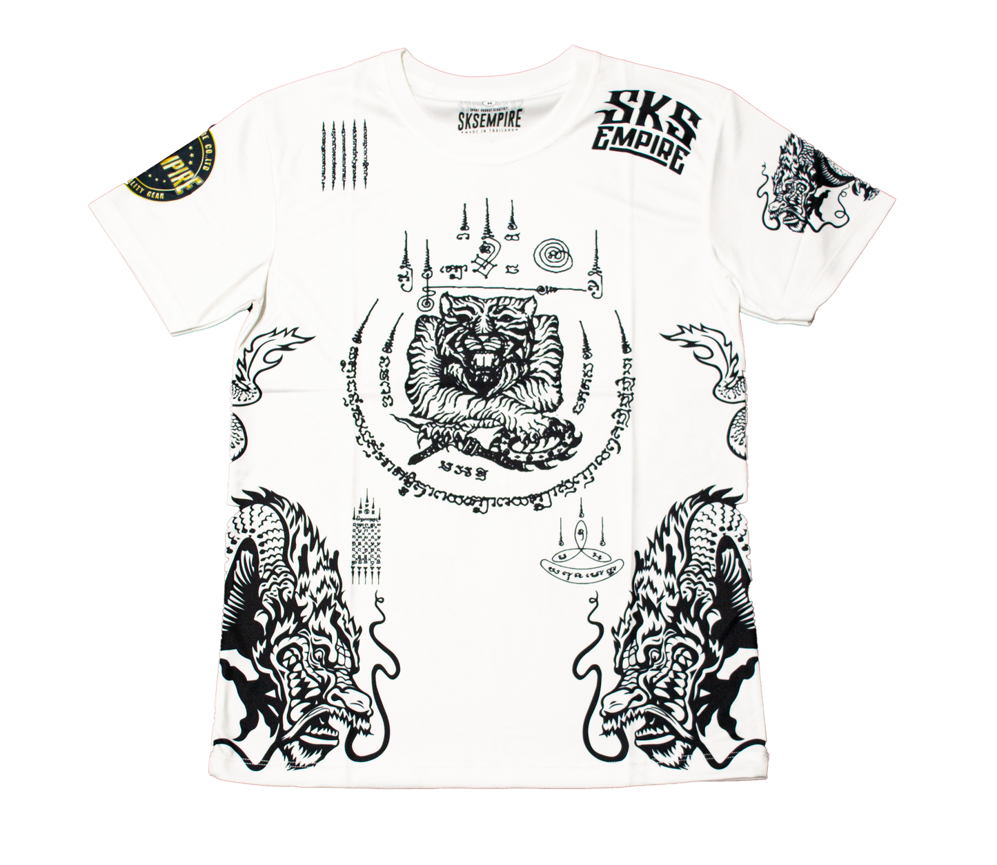 SKS Empire UK White Sak Yant T-Shirt at £25