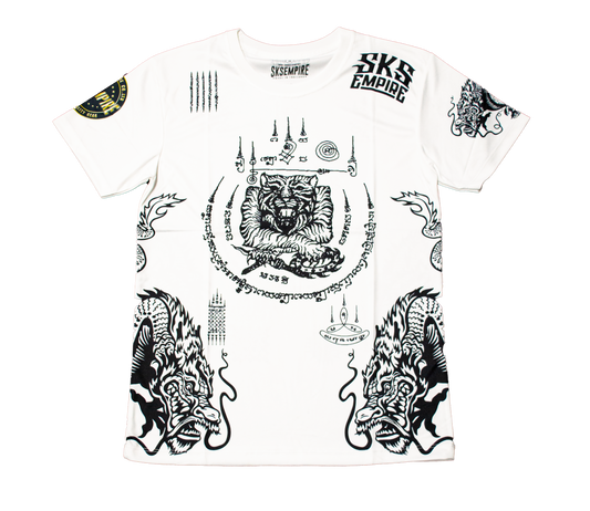 SKS Empire UK White Sak Yant T-Shirt at £25
