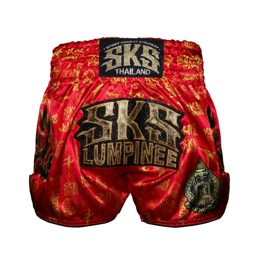 SKS Empire UK SKS Lumpinee Red Shorts at £50