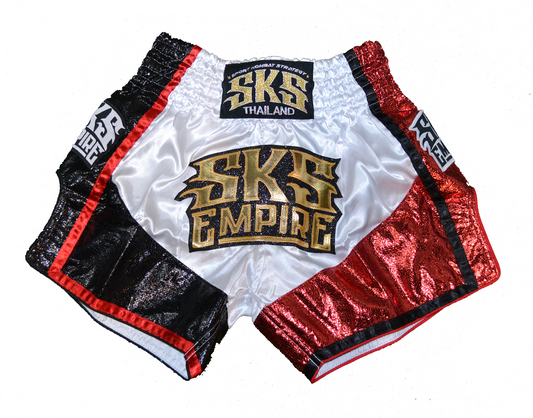 SKS Empire UK SKS Tri-Colour Shorts (Black, White, Red) at £50
