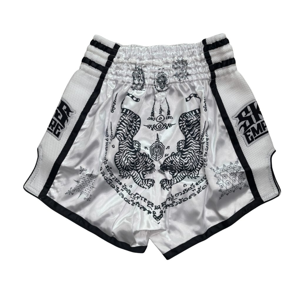 SKS Kids Sakyant Tiger & Dragon (White) Shorts - Image 3