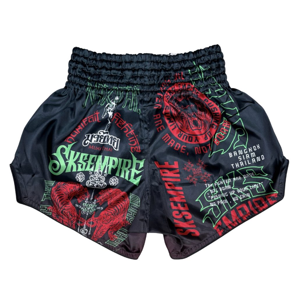 SKS Sticker Bomb (Red/Green) Shorts - Image 3
