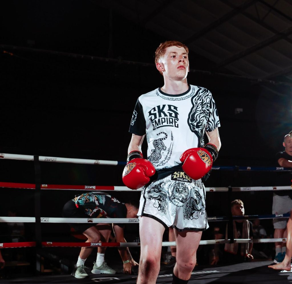 SKS Sakyant Tiger & Dragon (White) Shorts - Image 4