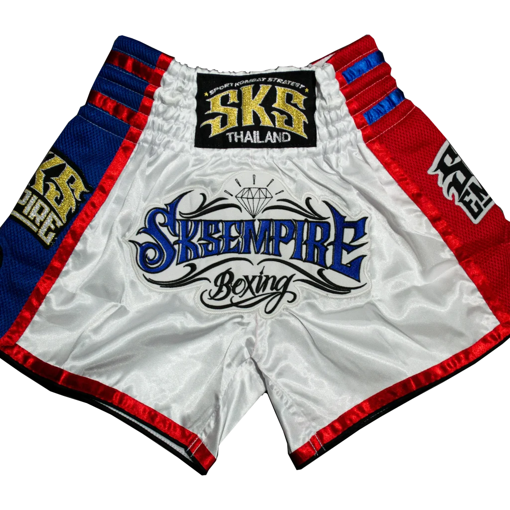 SKS Empire White Diamond Shorts