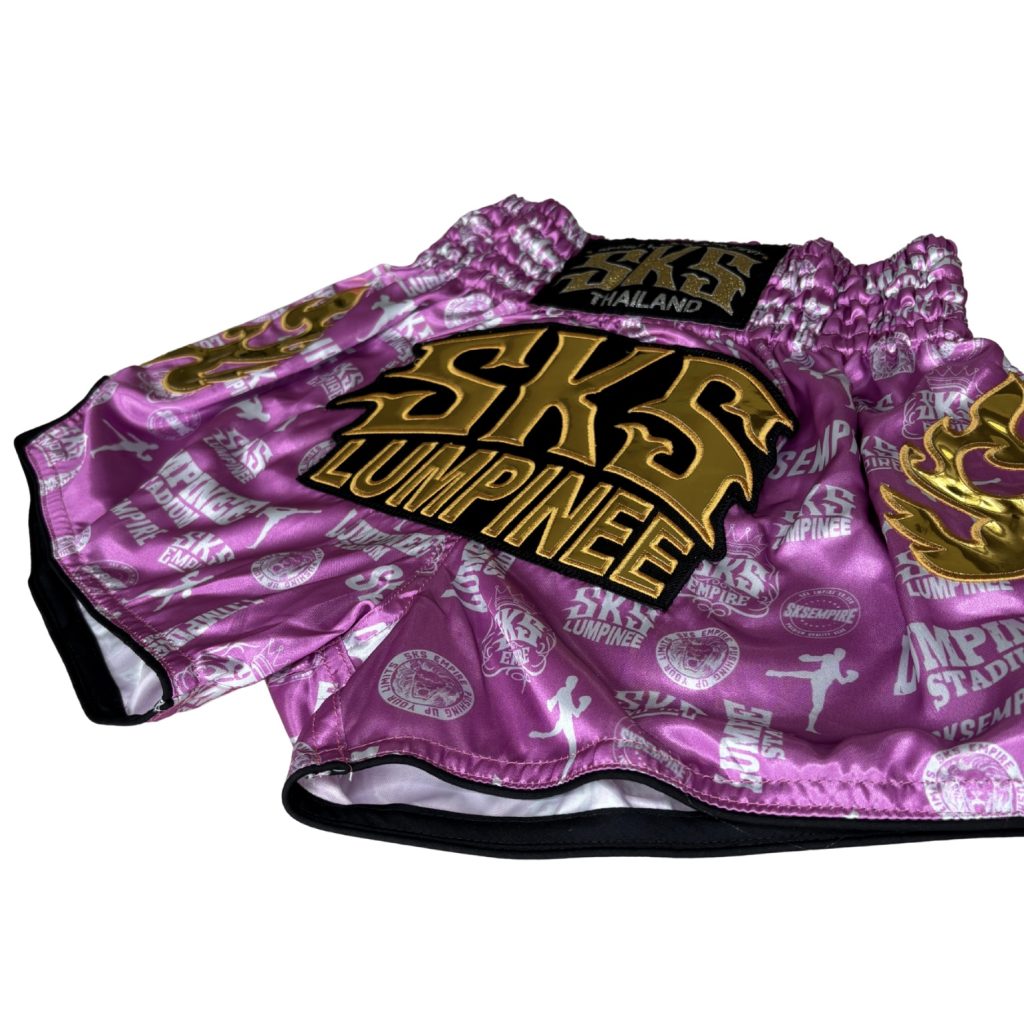 SKS 'Lumpinee' (Pink) Shorts - Image 2