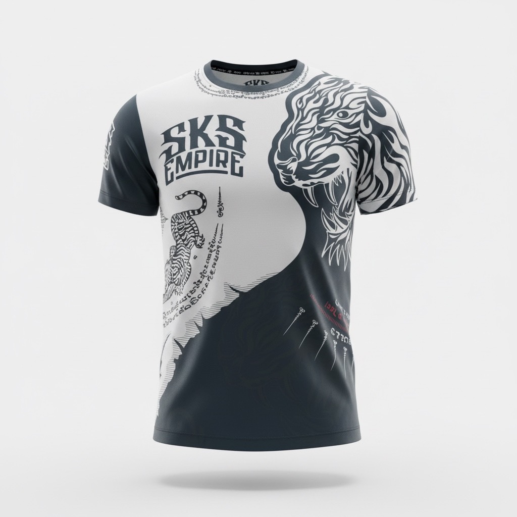 SKS Sakyant "Tiger" T-Shirt (Black and White)