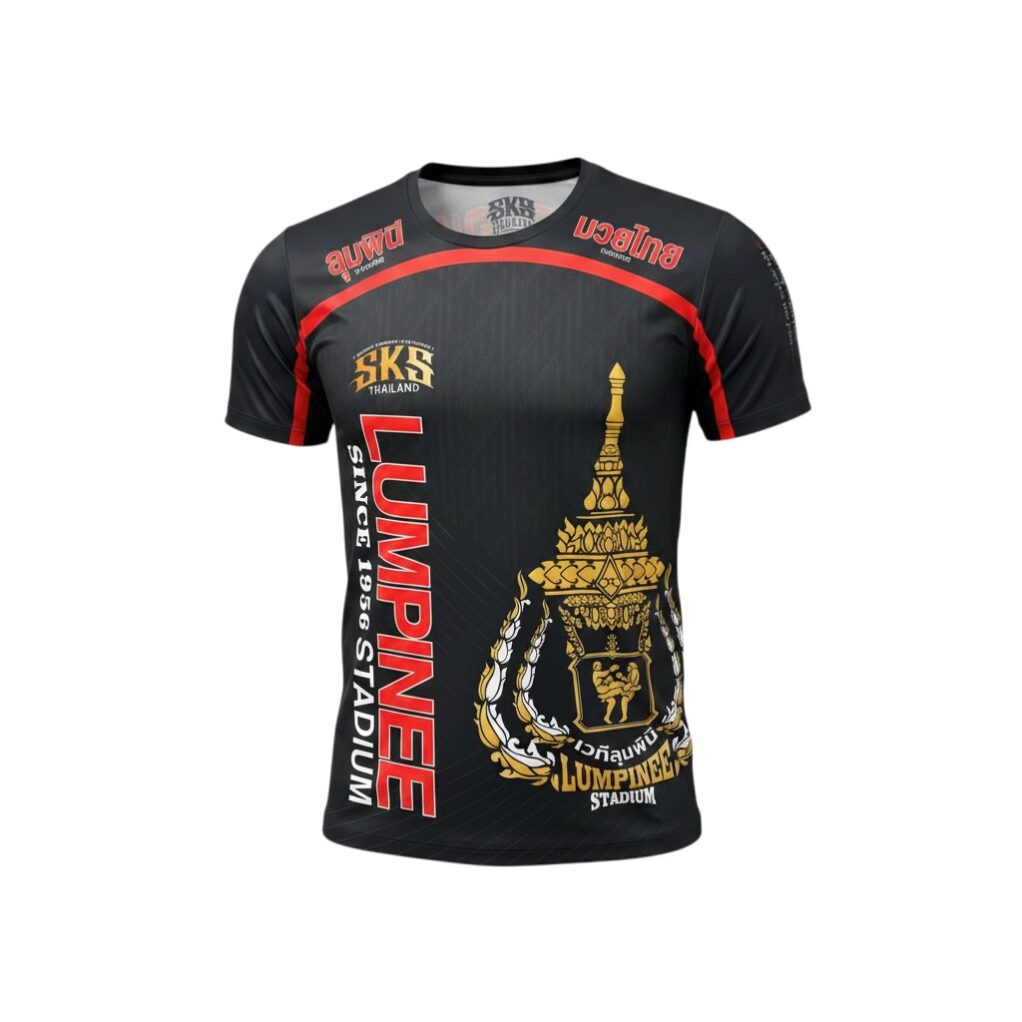 SKS Lumpinee Stadium T-Shirt (Black & Red)